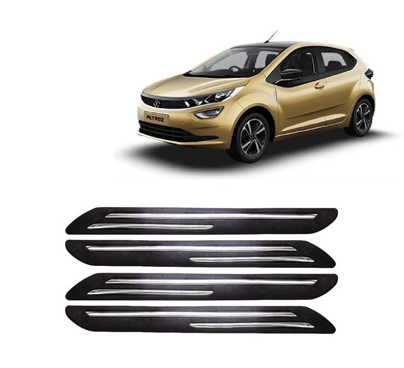 Car Bumper Guard for Tata Altroz (2020 Onwards) - (Chrome Strip)