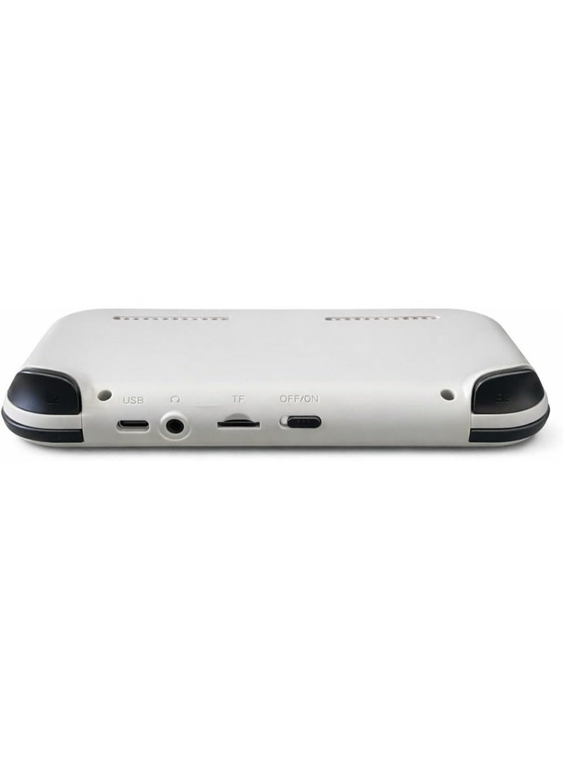 MI7 Handheld Gaming Console 4.3 Inch HD Screen Retro Game Player with PSP/PS1/N64 Emulator, 4000mAh Rechargeable Battery – White - Image 4