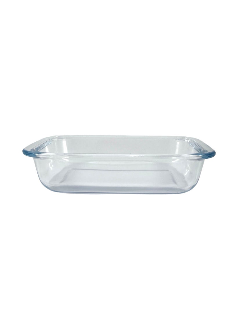 Homemaker Rectangular Glass Baking Dish – 0.7 Liter Capacity – 23 x 14.9 x 4.8 cm – Clear – Oven-Safe Borosilicate Tray for Everyday Baking - Image 3