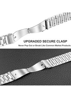 Stainless Steel BandCompatible with Huawei Watch GT4 46mm Replacement Wristband Metal Watch Band for Huawei Gt4 Watch Strap 22mm (Silver) - pzsku/ZB68E88CF4B5F7906D0ACZ/45/_/1737182138/5910782c-adcf-4b26-99cf-1a1447566b04