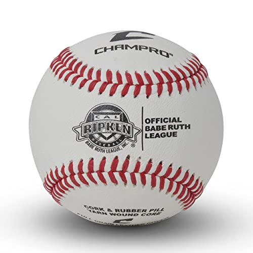 Champro Cal Ripken Baseballs with Full Grain Leather Cover 12 Pack