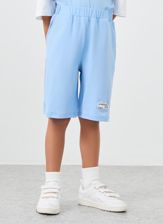 ستايلي طقم تي شيرت وشورت واسع بغطاء رأس - Image 4