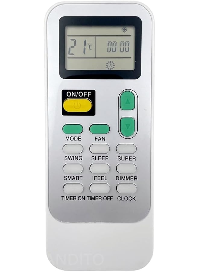 إيروريكس جهاز تحكم عن بعد لمكيف الهواء متوافق مع Dg11J1 91 لمكيف الهواء Hisense Noma Comfort Star Kelon Livetech - Image 1