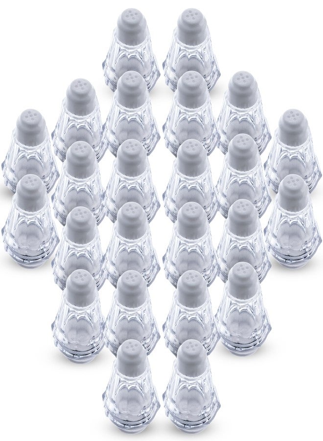 Crafts Central Plastic Mini Salt and Pepper Shakers For Party’s, Restaurants and Wedding’s - 24 Pcs (White) - Image 3