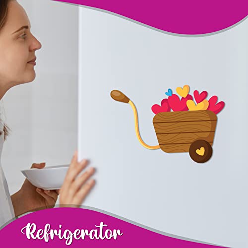 Bhai Please Love Basket Wooden Fridge Magnet Couple Gift and Decoration - Image 4