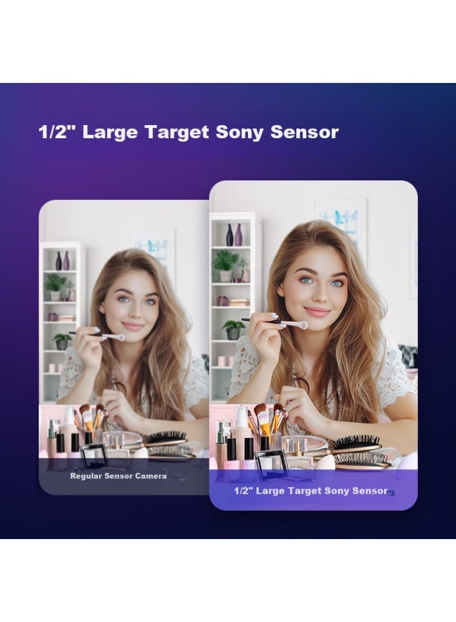 Emeet Yimi Ultra Hd 4k Computer Camera With Built-in Noise Reduction Mic Gaming Camera Video Call Hdr Ultra-fast Focus S800 - Image 2