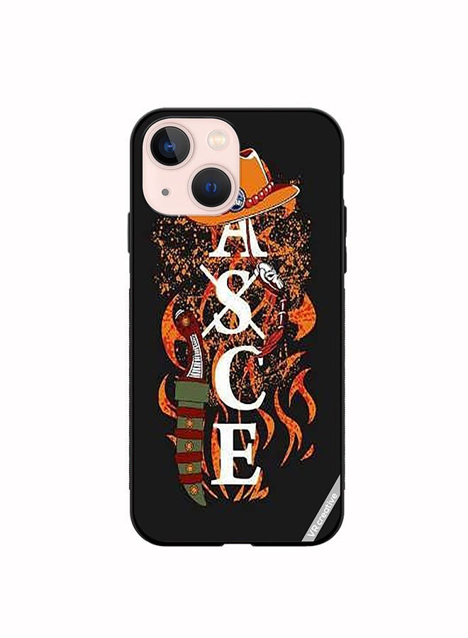 VR CREATIVE Protective Case Cover For Apple iPhone 14 Fire First Ace Design Multicolour - Image 1