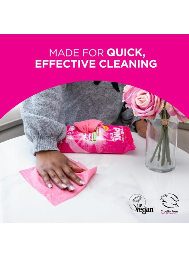 Star Drops The Pink Stuff Cleaning Multipurpose Wipes Large Size 72 Wipes - Image 5
