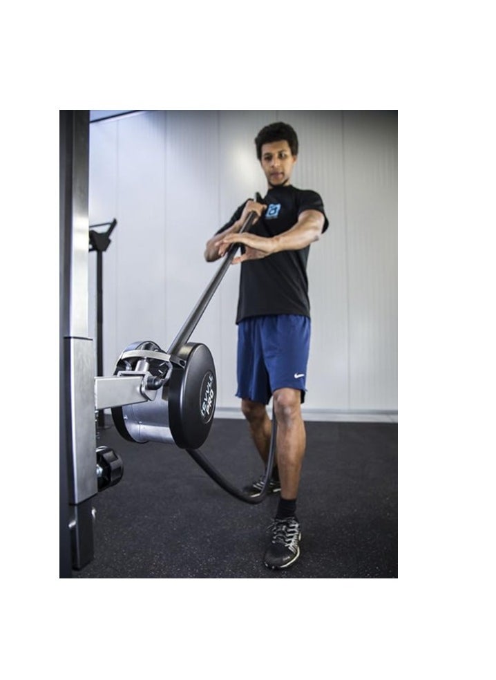 Endless Rope Trainer Fitness Pull Rope Training Machine 6 Level Exercise Resistance Bands for Home, Gym, Boot Camp Strength Training, Space Saving