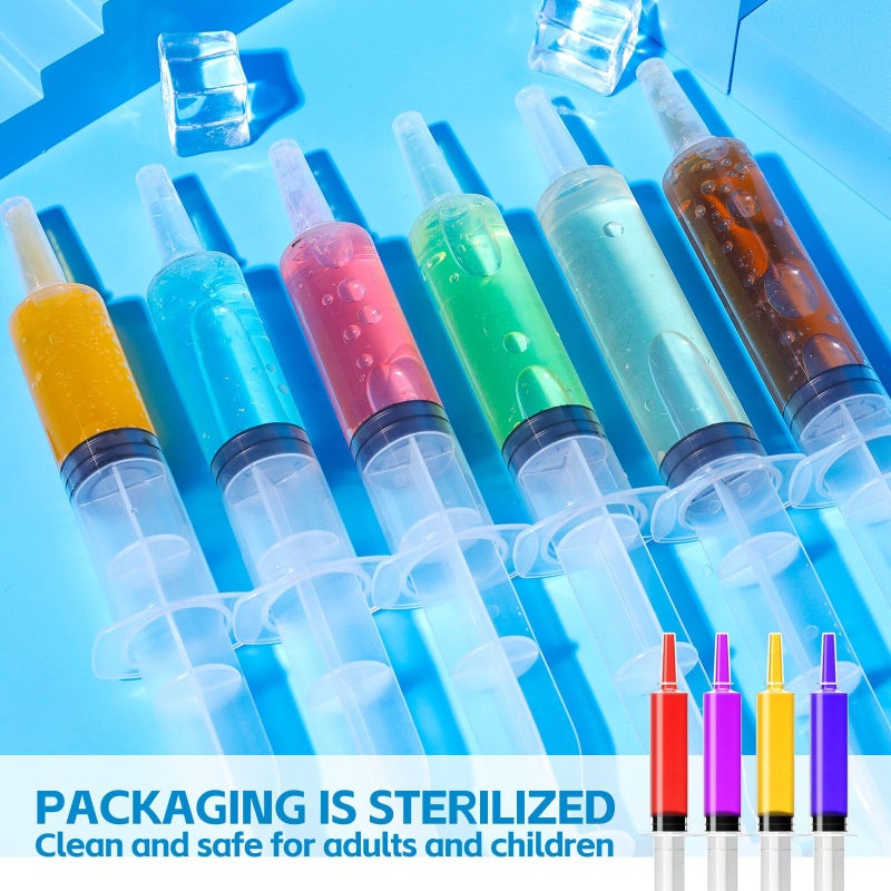 Garma 60 Pack Jello Shot Syringes - 30Ml/1Oz Plastic Syringe With Tip Cap For Liquid Bpa-Free  Capacity Resuable Jelly Shot Suringes For Halloween Christmas Thanksgiving Party - Image 2