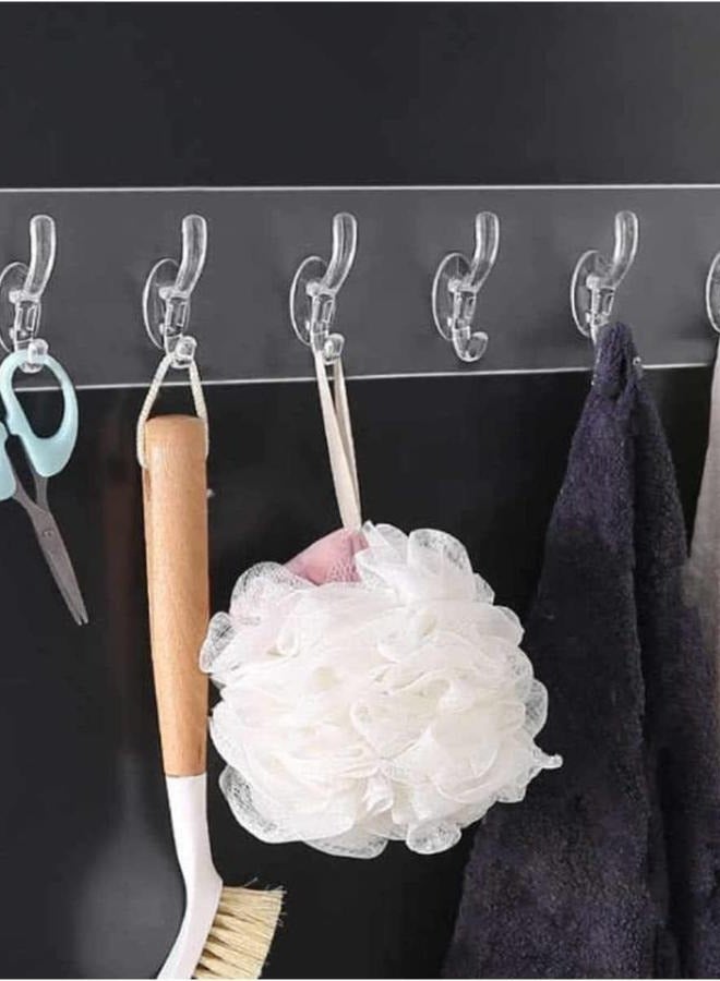 شماعة سيليكون مرنة للتعليق، 6 خطافات، 15.7 × 3.25 بوصة - Image 1