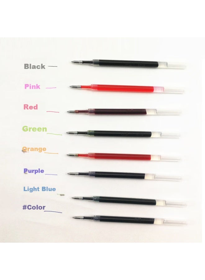 Snowhite Gbr05 Retractable Gel Pen Refill, 0.5Mm, Compatible With G301/302/303 Bullet Tip Pens, Black, 20 Pieces/Box - Image 2