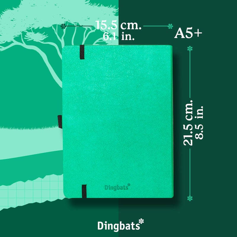 Dingbats* Notebooks Dingbats - Earth Dotted A5 Medium Notebook  Eduardo Avaroa - Hardcover - Cream 100Gsm Ink-Proof Paper - Numbered Pages  Index & Key Pages (Edited) - Image 4