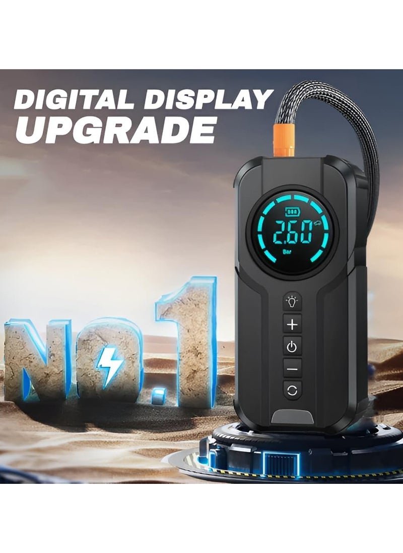 Denx Denx DX414 6000 mAh portable car starter battery with built-in air blower  - Image 3