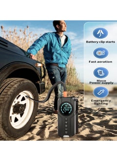 Denx Denx DX414 6000 mAh portable car starter battery with built-in air blower  - Image 4