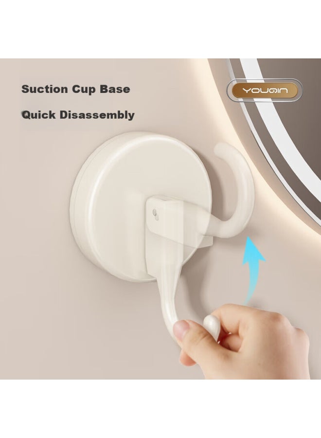 Muya Suction Cup Hooks, Adhesive Hooks, No Drilling Required, Heavy-duty Load-bearing, Kitchen Door Back Hooks, Clothes Hangers - Image 2