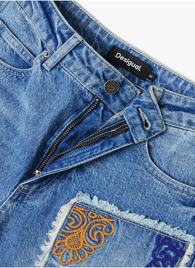 DESIGUAL Patchwork Jeans