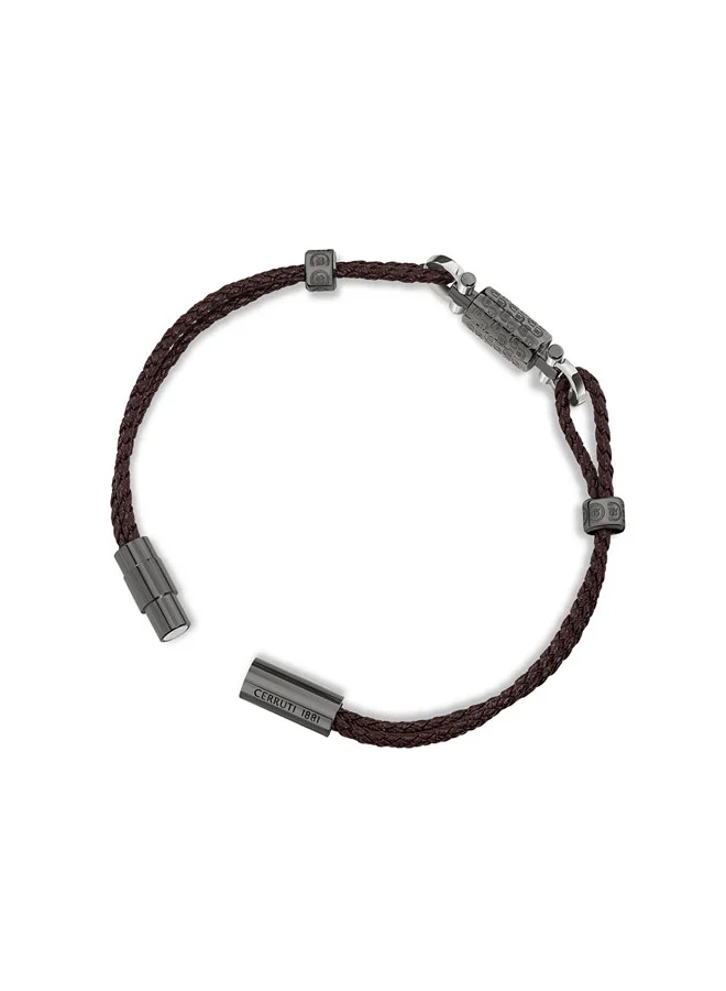 CERRUTI 1881 Grey Gents Bracelet â€“ Modern and Stylish Accessory for Men