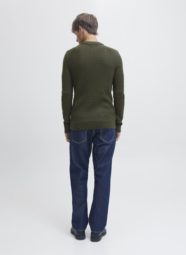 JJ Rebel Knit Neck Long Sleeve Sweater - Image 2