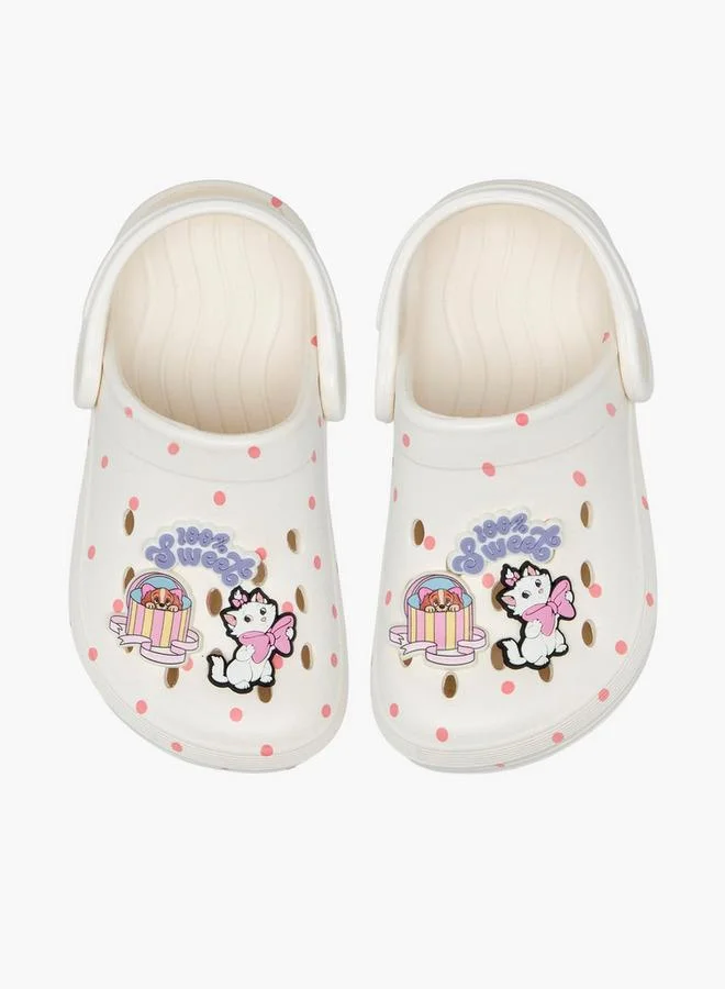 Disney Girls Marie Applique Clogs