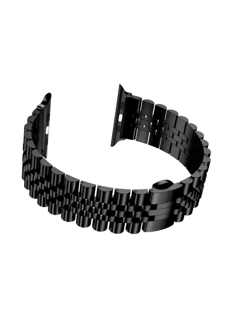 Replacement Band Compatible with Apple Watch 45mm / 44mm / 42mm, Stainless Steel Solid Strap Metal Bracelet for Apple Watch Series 7 6 5 4 3 2 SE - Image 3