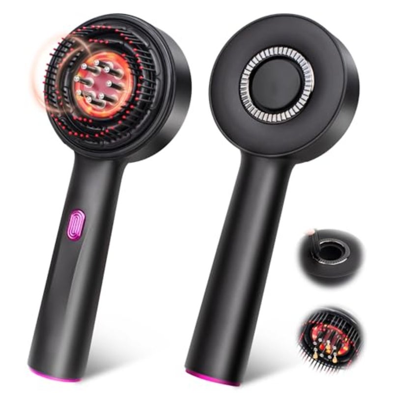 3 in 1 Scalp Massager Hair Growth Hair Oil Applicator, Electric Scalp Brush for Home, IPX7 Waterproof Electric Head Massager - Image 1