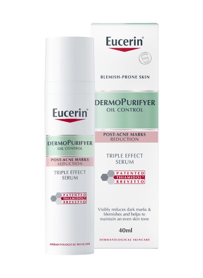 Eucerin - DermoPurifyer Oil Control Triple Effect Face Serum Acid Long-Lasting Matte Finish, 40ml - Image 1