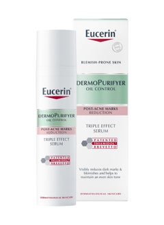 Eucerin DermoPurifyer Oil Control Triple Effect Face Serum Acid Long-Lasting Matte Finish, 40ml  - Image 3