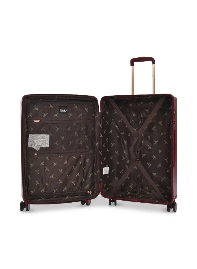 Track 8 Wheels Set of 4 Trolley Bags, Hard Case ABS, 360º Wheeling Carry on, Beauty Case & Check-in Luggage for Men & Women, Suitcase for Travel, Trolley Bags for Travel