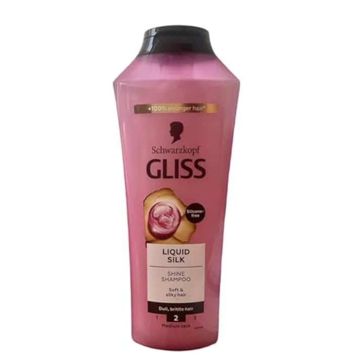 Gliss Schwarzkopf Gliss Kur Liquid Silk Shampoo Family Size (13.53 fl oz/400 ml) - Image 5