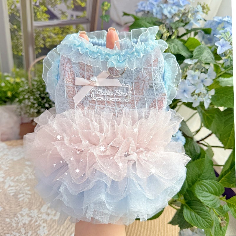 Summer Pet Tulle Dress for Small Dogs Cats - Image 1