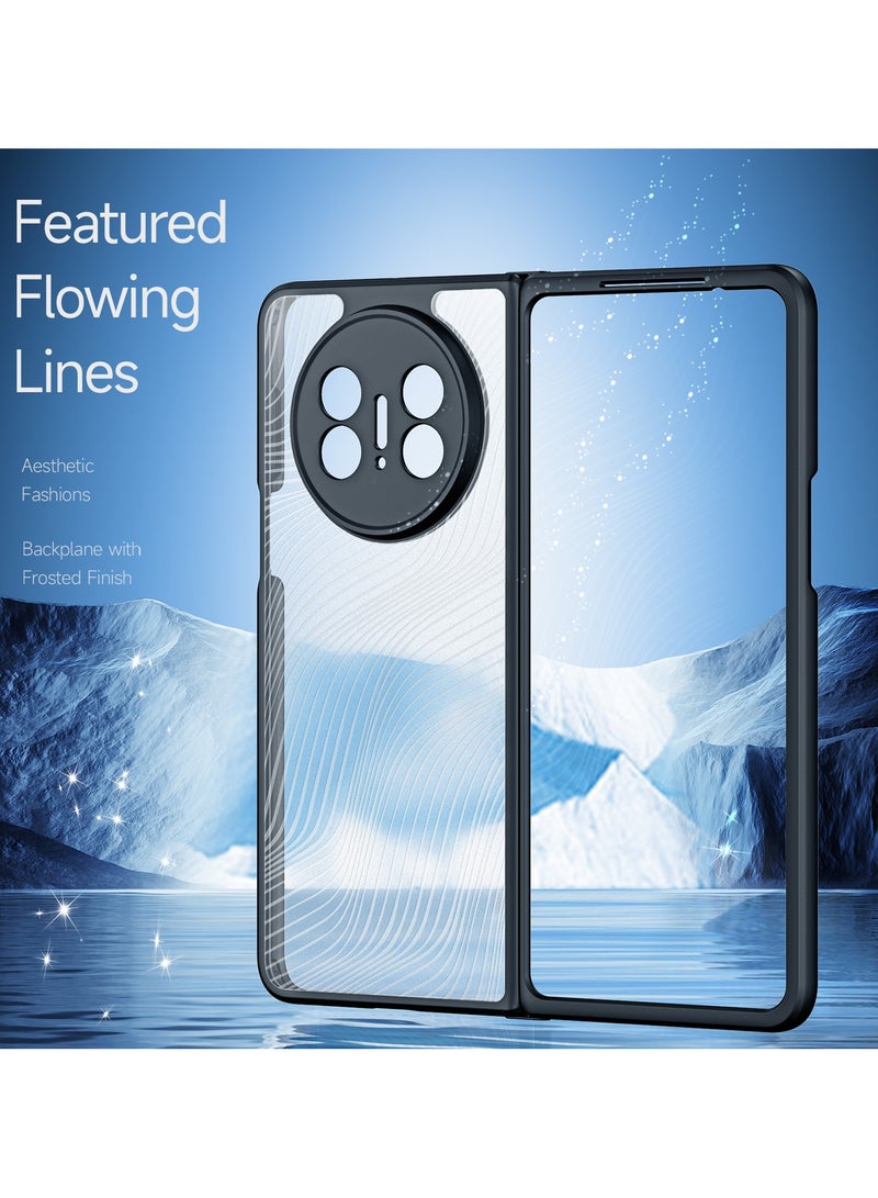 DUX DUCIS Aimo Cover for the Huawei Mate X5 mobile phone slim, transparent matte cover made of TPU, polycarbonate, polypropylene, silicone - black - Image 2