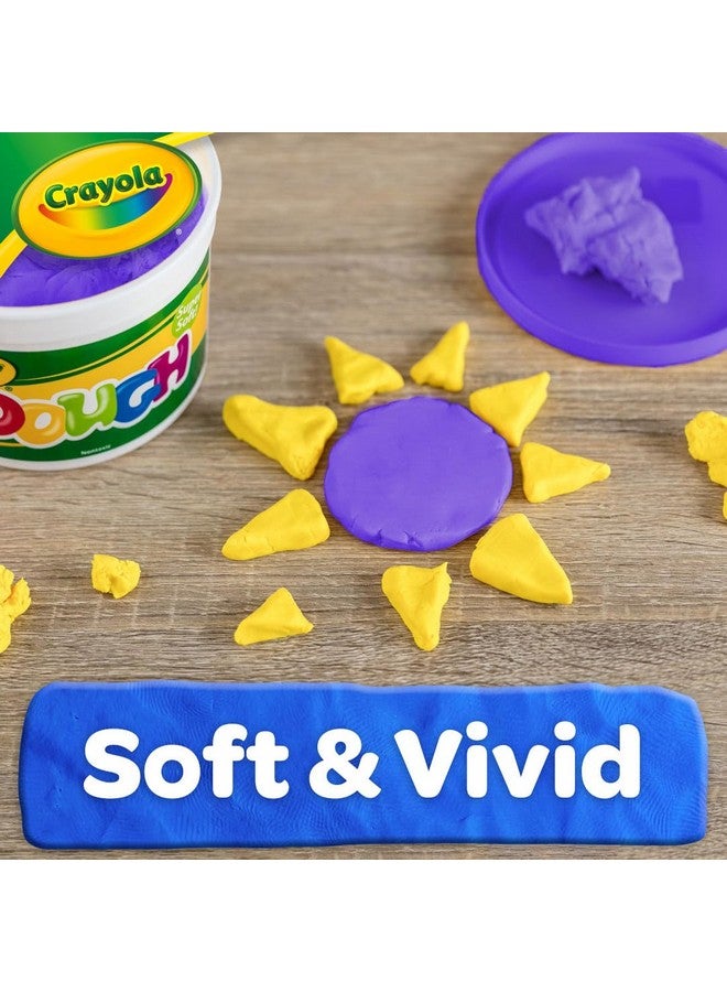 Crayola Dough - Purple (3lb), Bulk Modeling Dough for Kids, Clay Alternative, Resealable Tub, Ages 3+, Great for Kids Arts & Crafts - Image 5