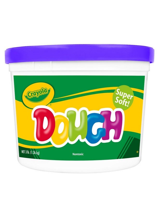 Crayola Dough - Purple (3lb), Bulk Modeling Dough for Kids, Clay Alternative, Resealable Tub, Ages 3+, Great for Kids Arts & Crafts - Image 2