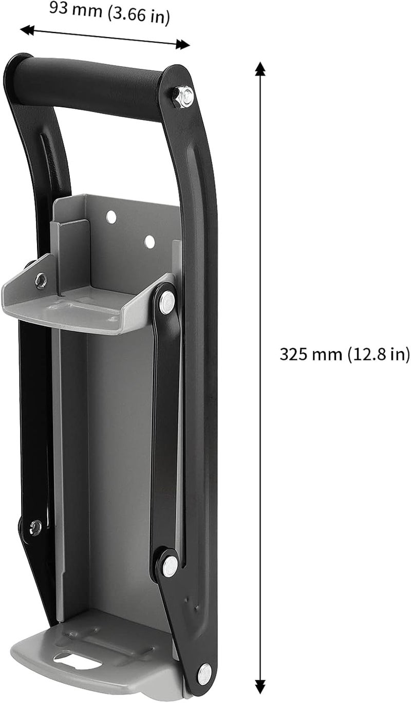 JAPCHET 2 Pack 16 oz Metal Can Crusher HeavyDuty WallMounted Can Smasher  Bottle Opener with Accessories for Aluminum Seltzer Pop Cans Recycling - Image 2
