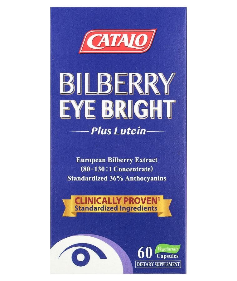 Bilberry Eye Bright Plus Lutein 60 Vegetarian Capsules