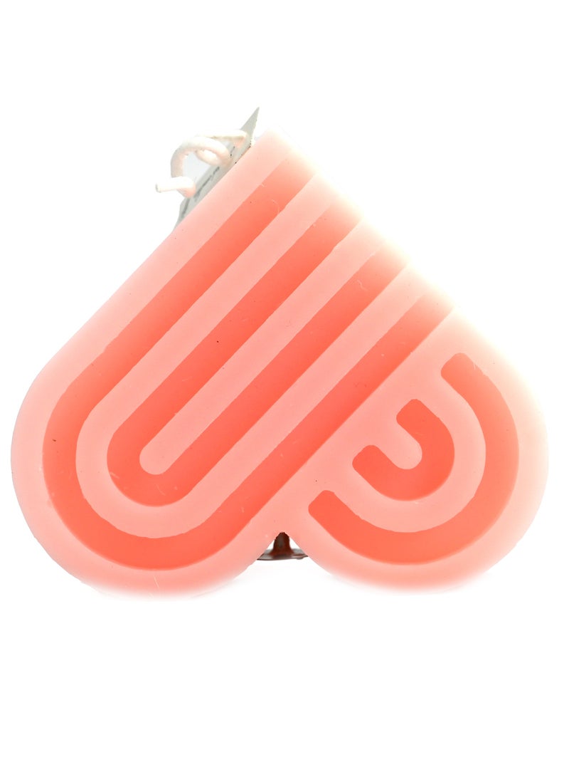 Heart Shape Scented Candles White Peach/ Candle Minimalist Geometric Shaped Soy Wax Scented Candle/ Handmade Scented Candles For Home/Wedding Gift, Yuletide Candles