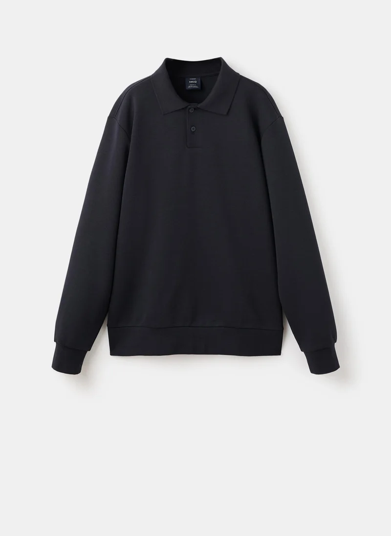 Mango Man  Regular-fit polo sweatshirt for Men | Best Price UAE