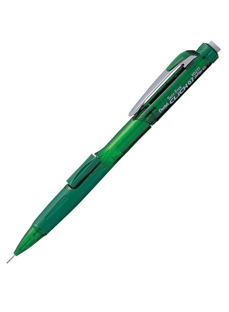 Pentel 4-Piece Mechanical Pencil 0.7mm Tip Green Body - Image 2