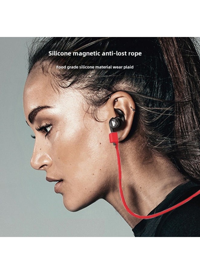 Generic - Magnetic Anti-dropping Silicone Lanyard Suitable For Airpodspro Anti-losing Rope Apple Headset Anti-losing Cable Bluetooth Headset-Colors:70cm Bare Rope Without Packaging-Model:Orange - Image 1