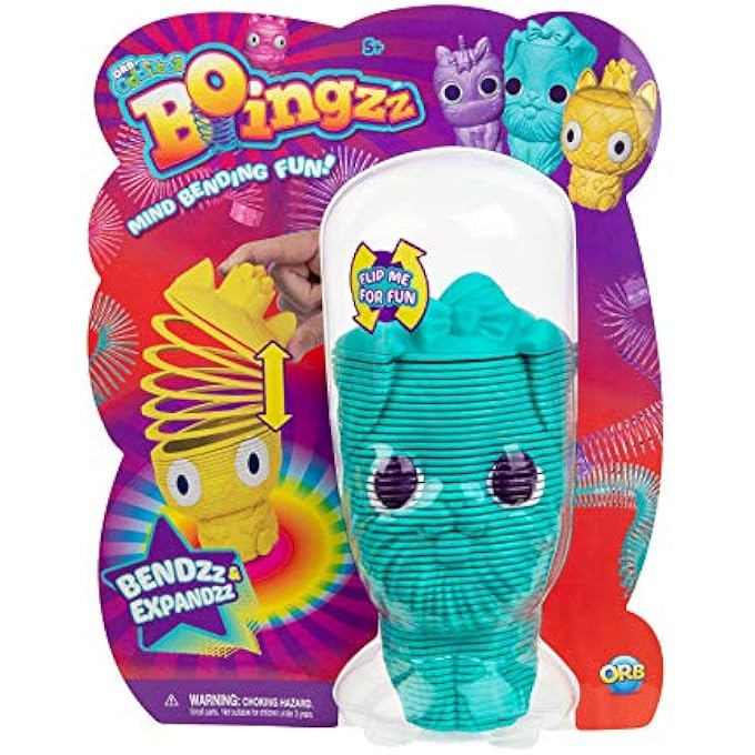 ORB The Orb Factory Odditeez Turquoise Puppy Boingzz - Cute Slinky Toy - Image 1