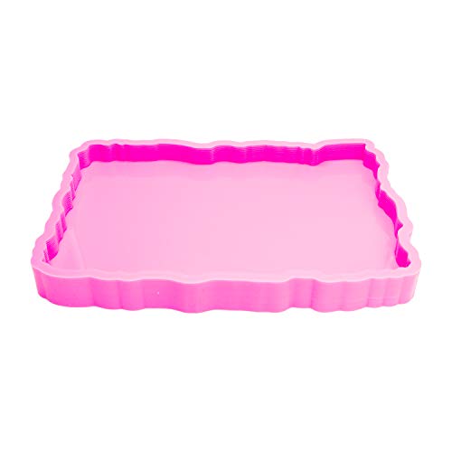 Angel Wings Shiny Glossy Large Silicone Molds Tray Molds Irregular Resin Tray Molds Thick Platter Molds Serving Tray Mold for Epoxy Resin Casting Molds DIY Home Decoration Craft 31x21x3cm - Image 1