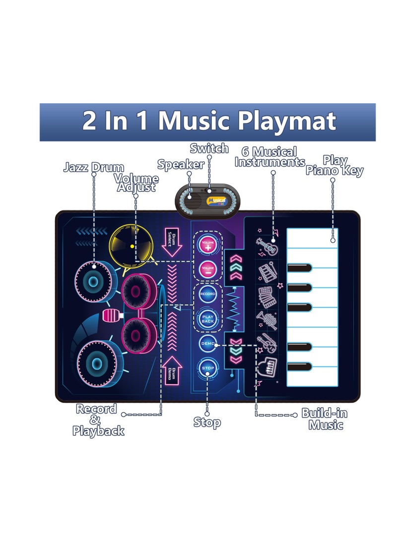 2 IN 1 Music Playing Blanket，The Ideal Early Education Music Baby Toys 1 2 3 4 5 Year Old Boys Girls  - Image 4