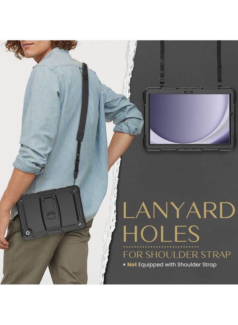 general Kids Case Compatible with Samsung Galaxy Tab A9 Plus 2023 SM-X210/X216/X218 11inch, Heavy Duty Protective 3-in-1 Shatter-Resistant Shell with Bracket and Shoulder Strap - Image 5