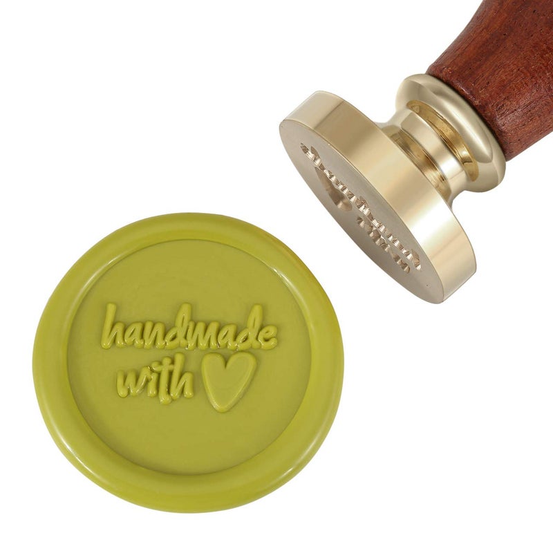 Yoption Handmade with Love Wax Seal Stamp, Vintage Sealing Wax Stamp for Wedding Party Invitations Envelopes Gift Wrapping - Image 5