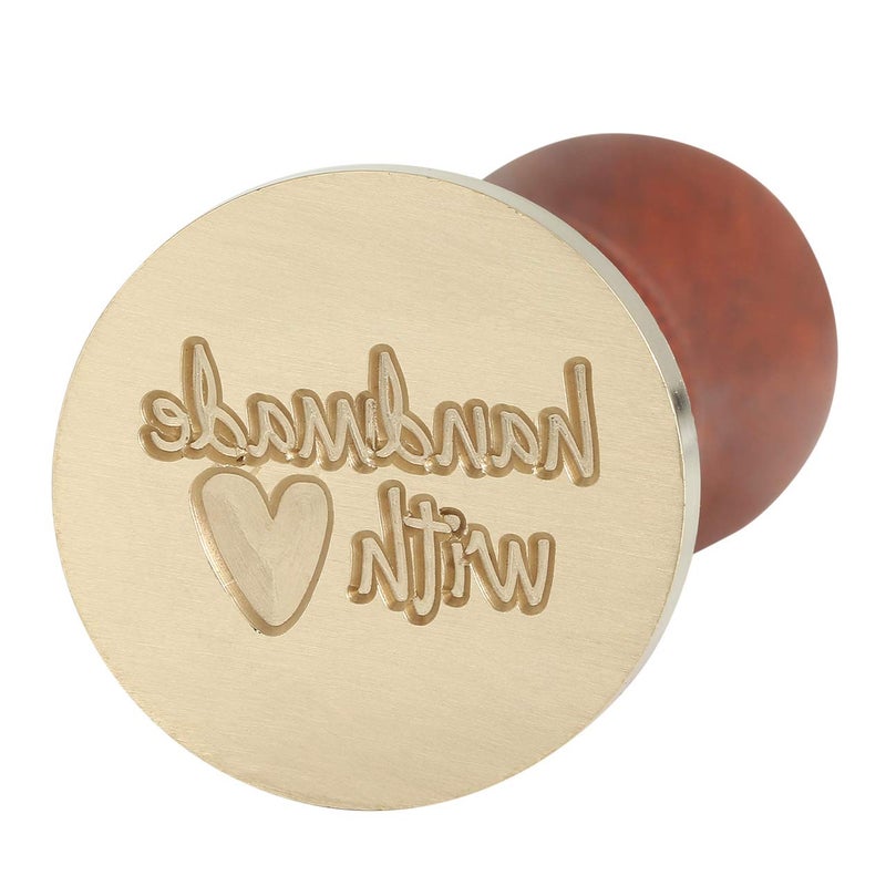 Yoption Handmade with Love Wax Seal Stamp, Vintage Sealing Wax Stamp for Wedding Party Invitations Envelopes Gift Wrapping - Image 4