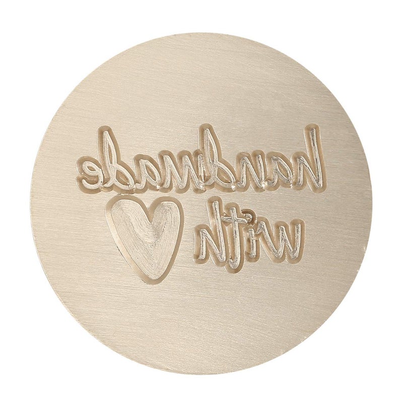 Yoption Handmade with Love Wax Seal Stamp, Vintage Sealing Wax Stamp for Wedding Party Invitations Envelopes Gift Wrapping - Image 2