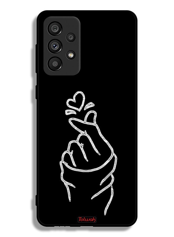 Tolwak Samsung Galaxy A73 5G Protective Case Cover Snap Love - Image 1