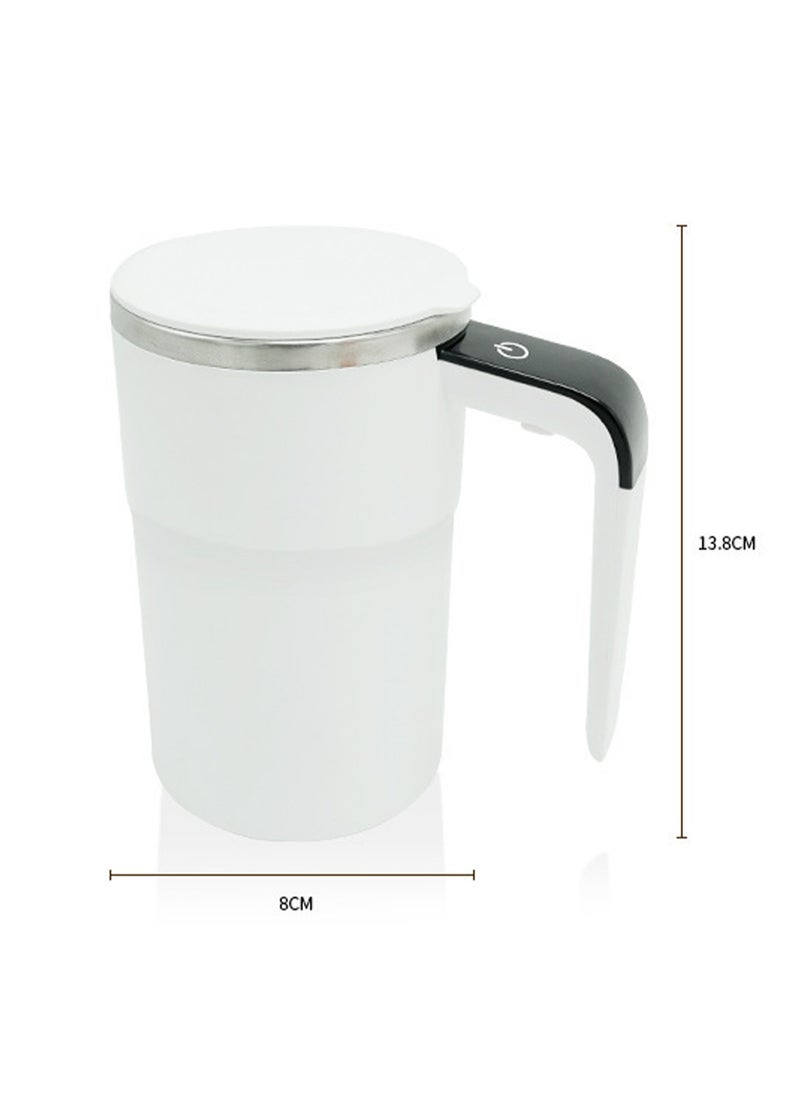 Generic - White Electric Protein Blender Cup, 100% Leak-Proof Blender - Usb Rechargeable Blender Bottle, Protein Mixing Shaker Bottle, Made Of Safe Materials - Bpa Free - 380ml - Image 1