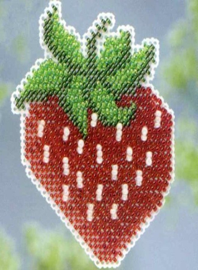 Strawberry - Beaded Cross Stitch Kit MH183106 by Mill Hill